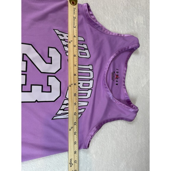 Air Jordan #23 Jersey Tank Dress Rush Girls XL(13-15) Rush Lavender Sportswear - Picture 6 of 7